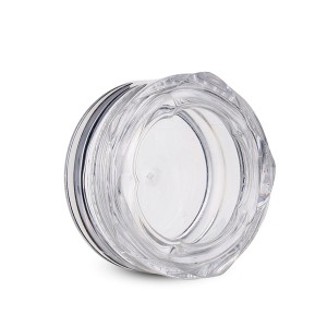 10g clear powder cosmetic jars empty powder uv gel pot