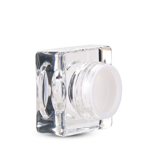 5g 10g cosmetic luxury cream container square skin care cream acrylic cream jar