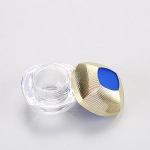 5g 15g Unique Shaped Acrylic Nail Art Printer Color Gel Plastic Bottles Luxury Cream Containers