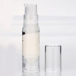 5ml 10ml 15ml plastic essential oil bottle cosmetic airless bottle