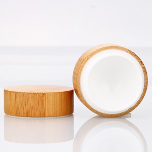 5g 10g 15g 30g 50g Recyclable Empty Wooden Surface Cream Jar Bamboo Moisturizer Jars