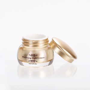 5g Golden Nail Gel Container OEM Facial Mask Jar Luxury Cosmetic Bottle