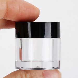 7g AS cream jar container luxury nail powder small containers plastic jar for cosmetics Hot sale products