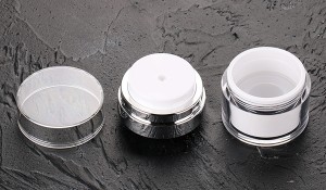 30ml 50ml Pump Press Luxury Cosmetic Container Wholesale Acrylic Foundation Jar