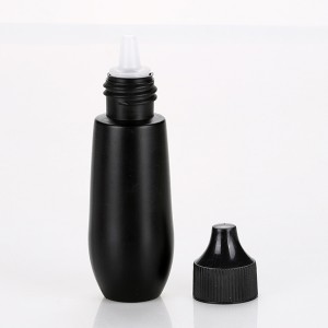 30ml Black New Design Nail Wholesale Cream Container Plastic HDPE can Customized Thickness Polish Bottle