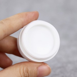 2g nail powder empty jar white plastic jar professional small eye shadow container