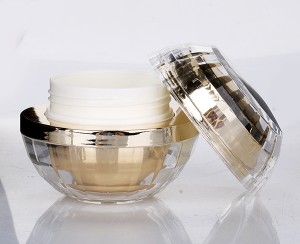 15g 30g 50g recycled plastic cosmetic jars cream empty bottle
