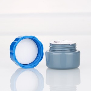5g colored makeup plastic jar wholesale blue designs uv glue container for nail gel