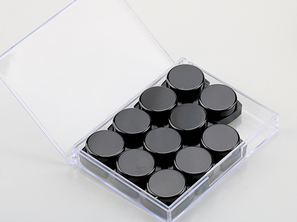 12pcs Powder Container Eye Shadow Jars Black Nail Gel Bottle Set Featured Image