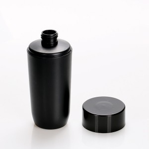 300ml Large Size Black Lotion PP Plastic Makeup Remover Bottle