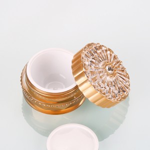 5g 10g Luxury Nail Gel Container Custom Lip Scrub Jar with Diamond Cap