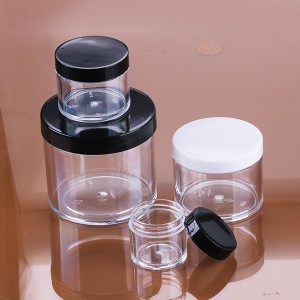 7G 10G 0.5OZ 1OZ 2OZ 4OZ 8OZ cosmetic uv nail color gel polish powder custom made plastic jar Hot sale products