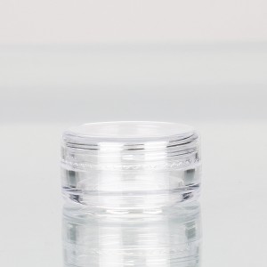 10g Small Cosmetic Nail Art Loose Powder Jar Wholesale Clear Eye Shadow Jar