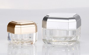 5g 10g Good Quality Clear Acrylic Cosmetic Pot Unique Design Skin Care Cream Bottle for Nail Art