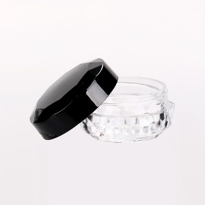 3g 5g Clear Nail Loose Powder Container Customized Eyeshadow Jar With Special Cover