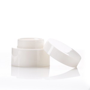 5g 10g 15g 30g 50g 80g White Customized Logo Cream Jar Black Cosmetic Packaging Bottle