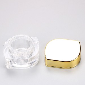 10g Clear Acrylic Color Gel Polish Bottle Luxury Nail Art Cream Container