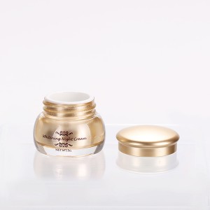 5g Golden Nail Gel Container OEM Facial Mask Jar Luxury Cosmetic Bottle