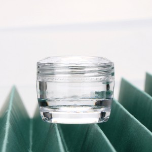 7g gel nail powder nail cylinder powder bottle designs clear plastic glitter eyeshadow container