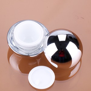 5g 10g Color Gel Luxury Cosmetic Pot Plastic Nail UV Gel Global Jar Color Gel Ball Shape Container