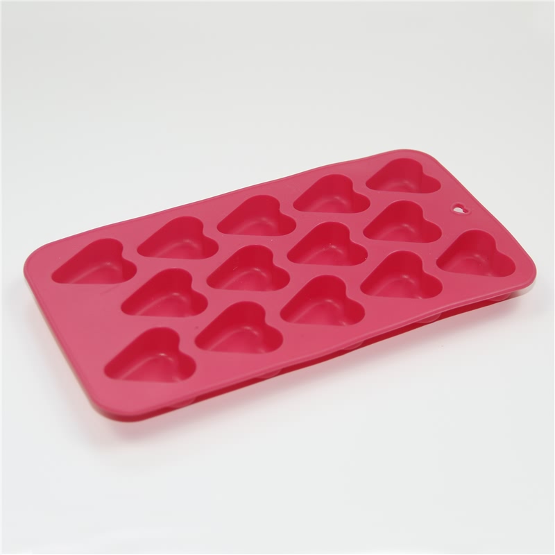 Silicone Heart Shaped Mold Silicone Heart Shaped Ice Cube Trays for Valentine, Party, Wedding Chocolate, Cake, Jelly, Dome Mousse Making Featured Image
