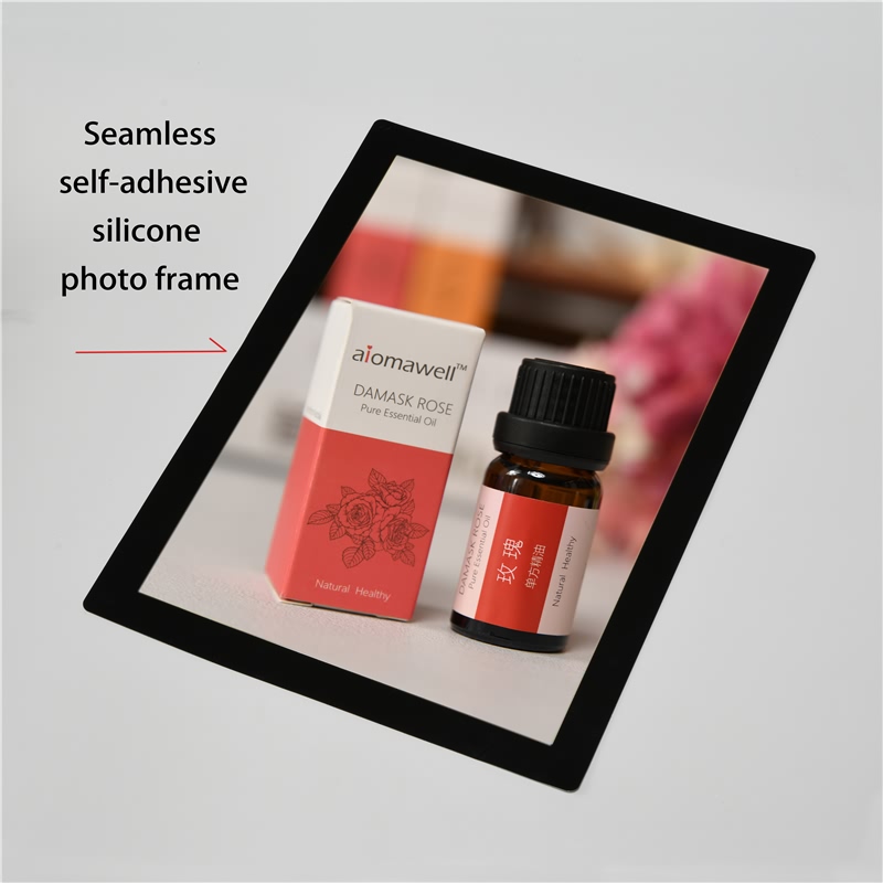Magic silicone adhesive frame, used to decorate doors, windows and walls, can be photo frames, advertising frames, notification frames, replaceable content, easy to operate, commercial and domestic, no traces of glue, no magnetism, no damage to the wall, Any move, reuse, custom size Featured Image