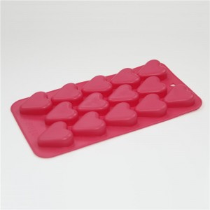 Silicone Heart Shaped Mold Silicone Heart Shaped Ice Cube Trays for Valentine, Party, Wedding Chocolate, Cake, Jelly, Dome Mousse Making