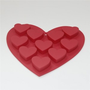 Valentine’s Day Heart Shape Silicone Molds Chocolate Candy Molds Silicone Baking Molds for Valentine’s