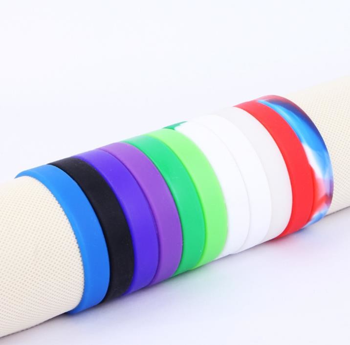 Soft Flexible Silicone Rubber Bracelets 202*12*2mm For Basketball Player Featured Image