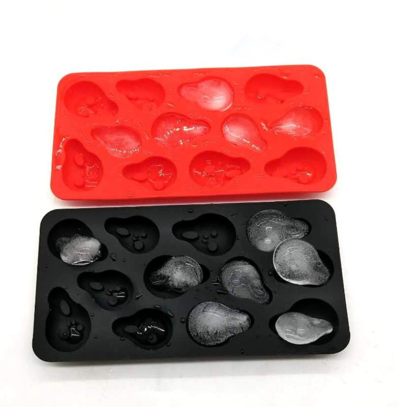 Ghost Shape Silicone Ice Cube Molds Halloween Styels FDA Approved