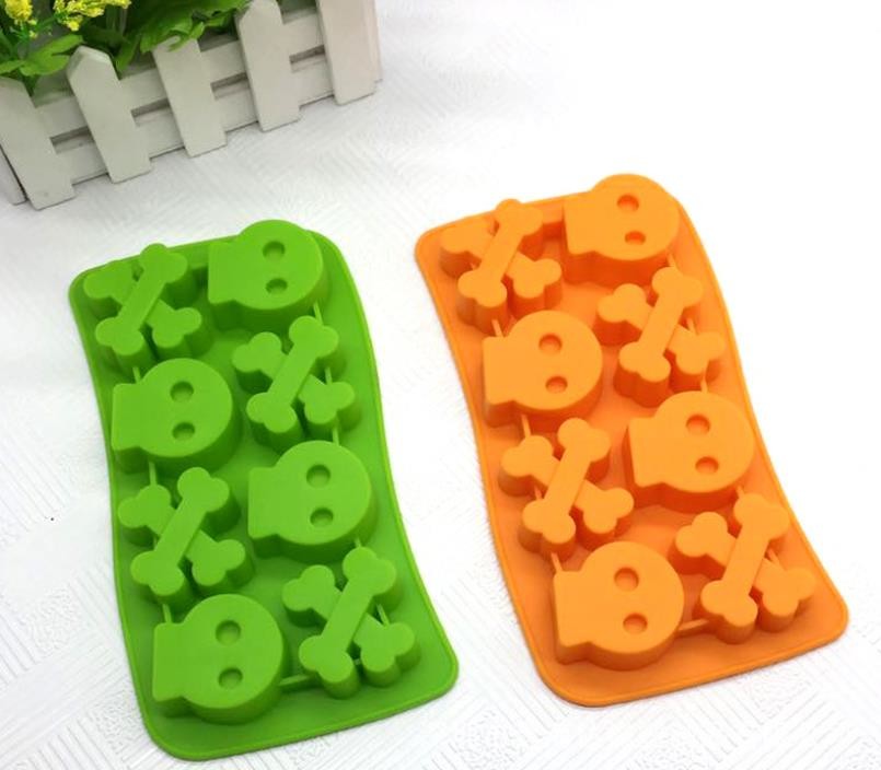 Creative Silicone Ice Cube Molds Halloween Different Shapes Dishwasher Safe