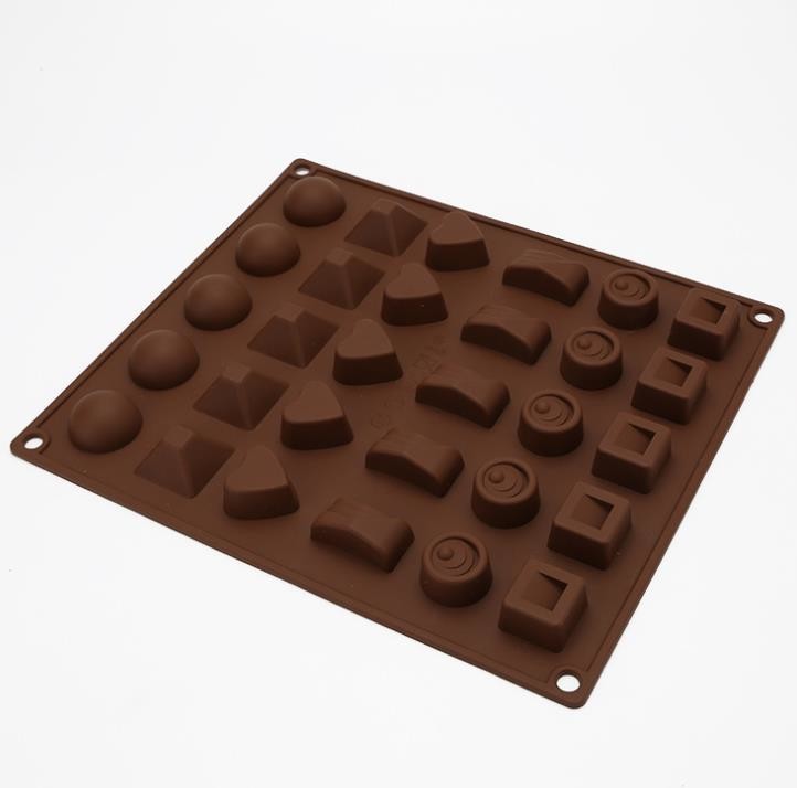 Multi Style Candy Making Molds , Mini Chocolate Molds 3d Christmas Easy Storage
