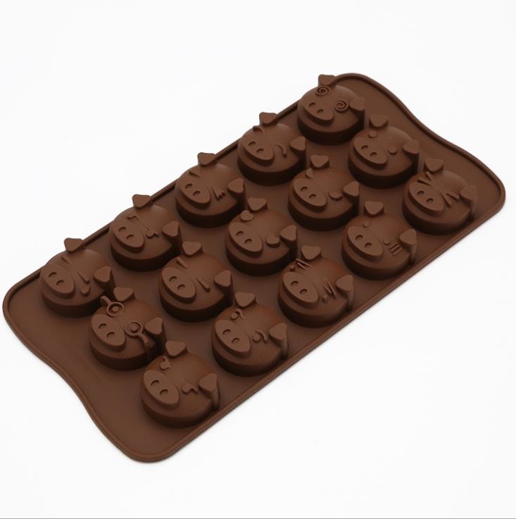 Animal Plastic Silicone Chocolate Molds Tool Heat Resistant Professional
