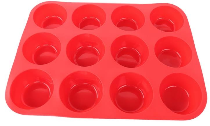12 Cavity High Temperature Silicone Mold Quick Release 165g Net Weight Stackable