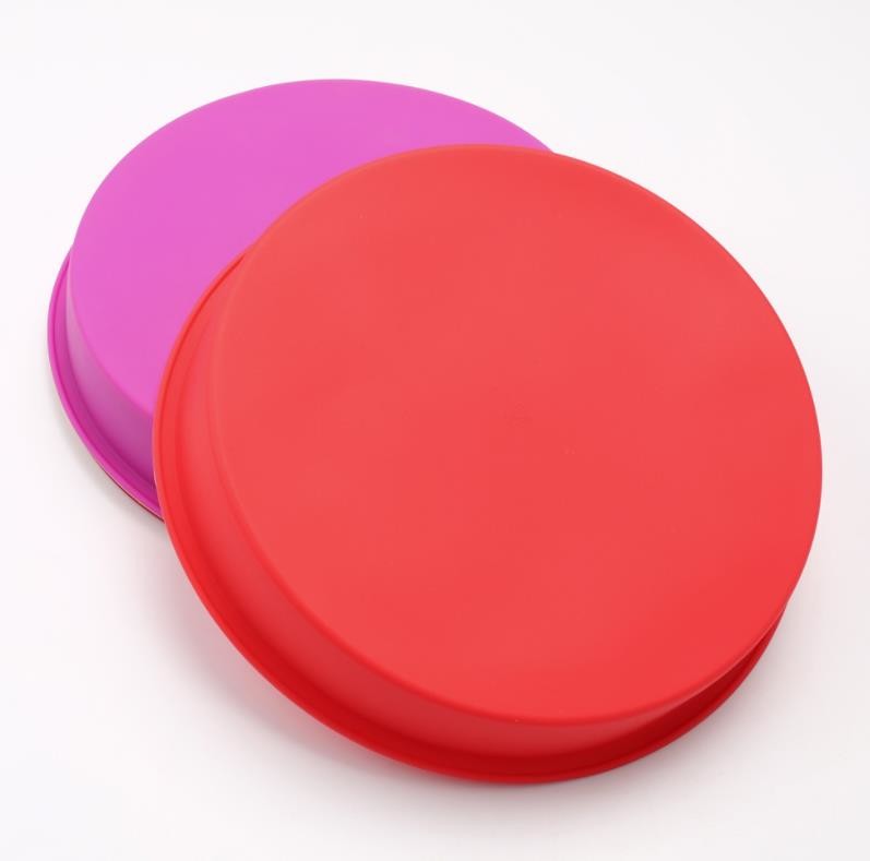 10 Inch Silicone Cake Molds Round Circular Heat Resistant Long Durability