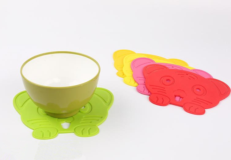 Bowls Placemat Silicone Kitchen Tools , Silicone Plate Mat BPA Free