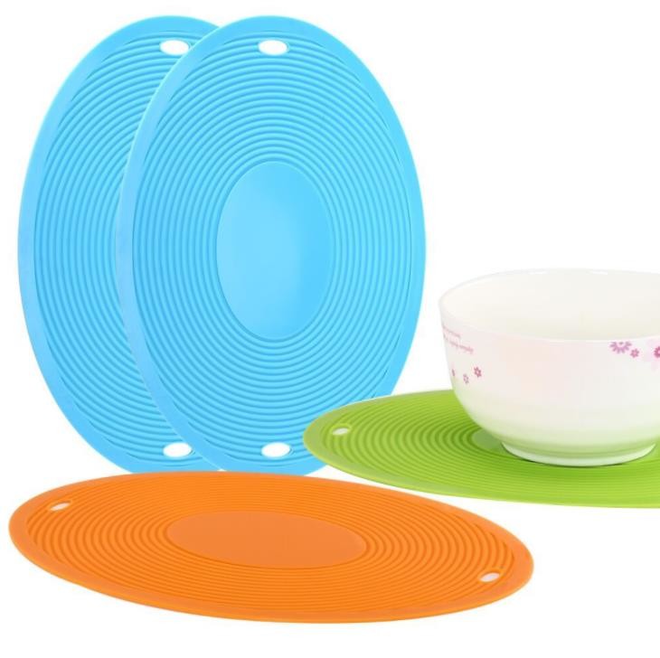 Big Size Silicone Kitchen Tools Oval Shape Home Family Applied Kid Favorable