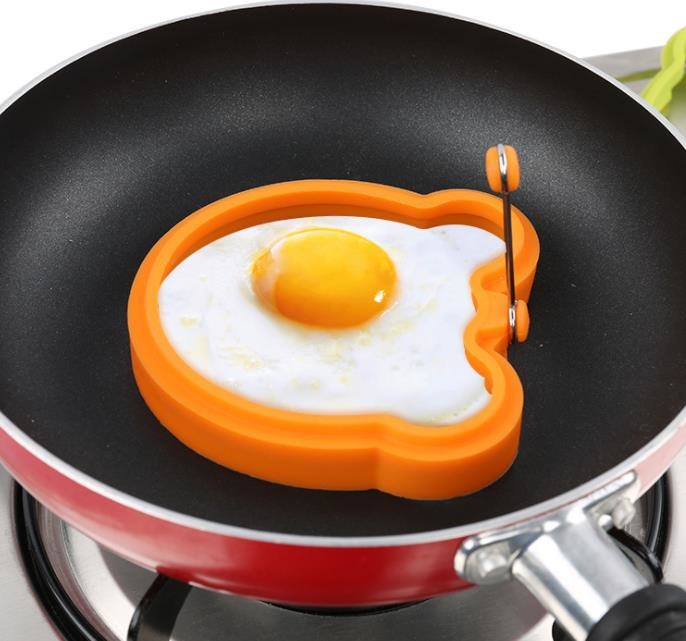 BPA Free Silicone Kitchen Tools Cat Shape For Fried Egg Cooking