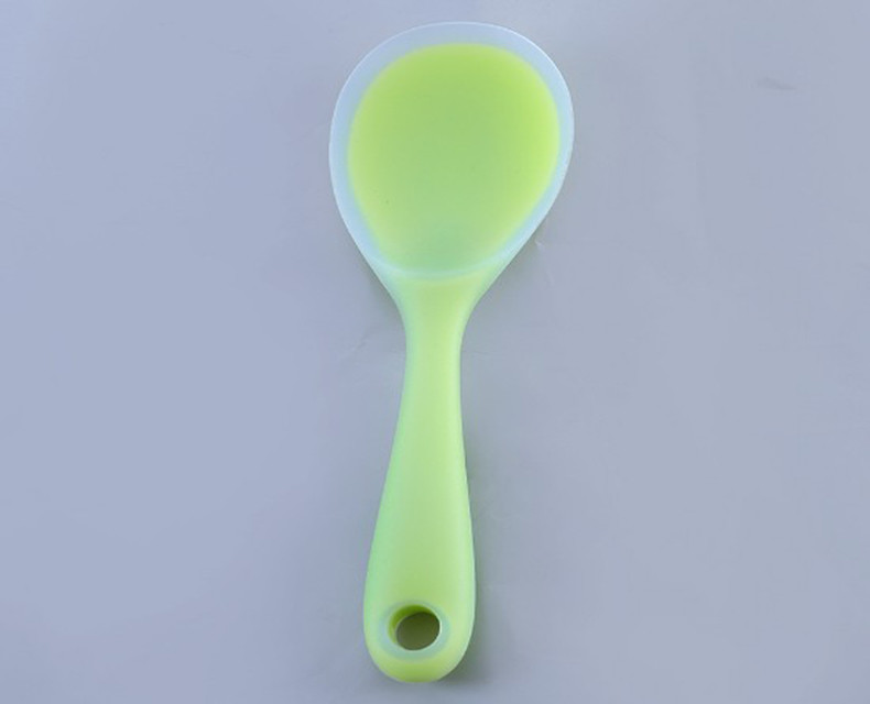 Food Grade Silicone Rice Spoons kitchen tools with translucent color