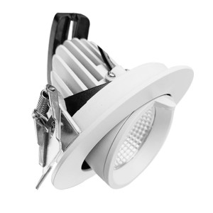 175mm Cut-out Recessed 60W Adjustable Gimbal Downlight