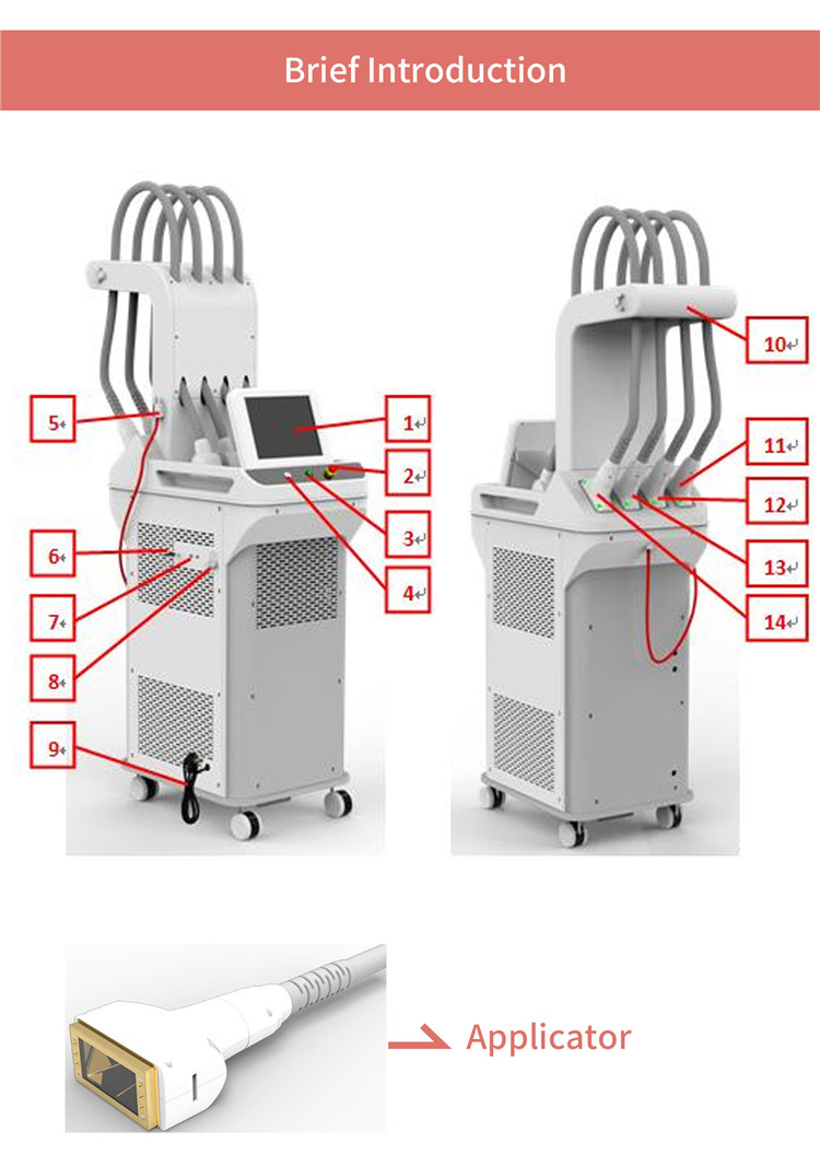 1060nm Laser Lipolysis Body Slimming Machine (3)