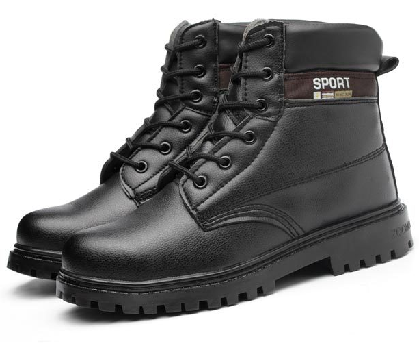 New design cold resistance safety boots Genuine leather upper Winter Wool Lining Steel Toe cap safety boots