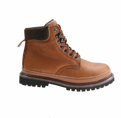100% Waterproof  Full Grain Leather Slip Oil Resistance Sturdy Work  Safety Shoes