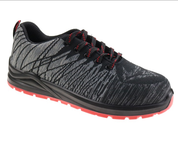 sport flykniting safety shoes with steel toe and steel plate Featured Image