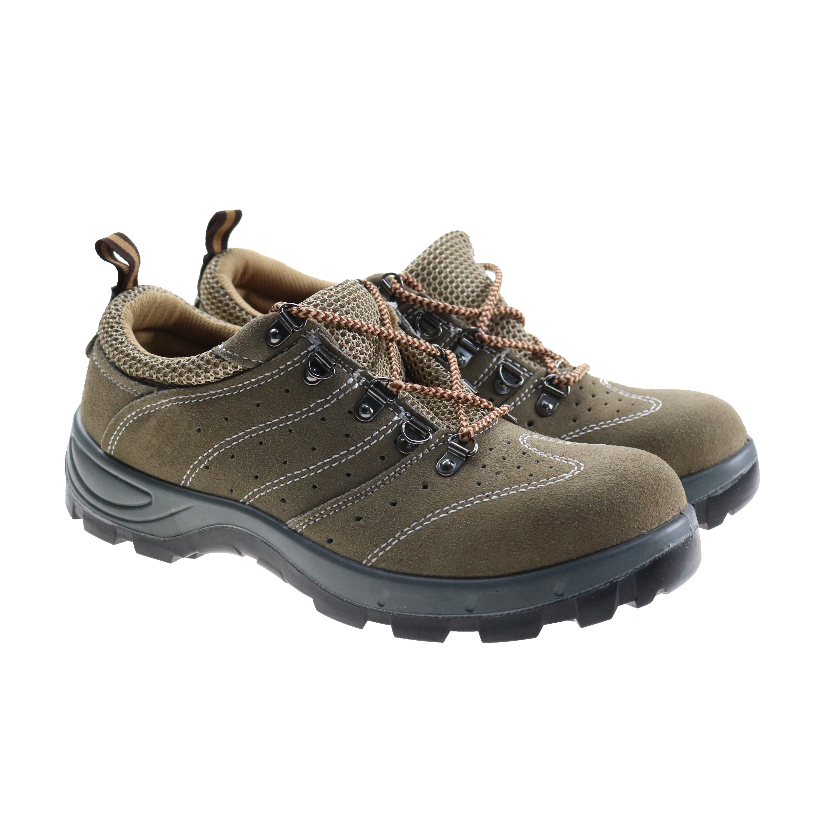 Factory direct sale high quality  suede leather PU outsole outdoor safety shoes