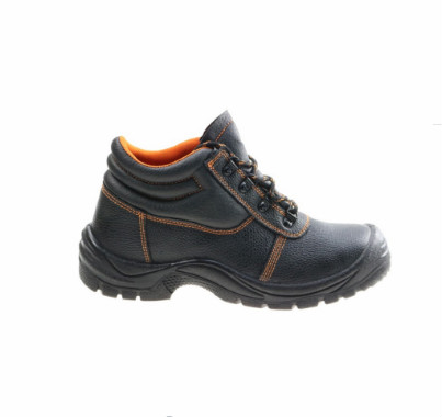 Good Quality  Industrial Safety Man Genuine Leather Safety Shoes with Steel Toe & Anti Slip