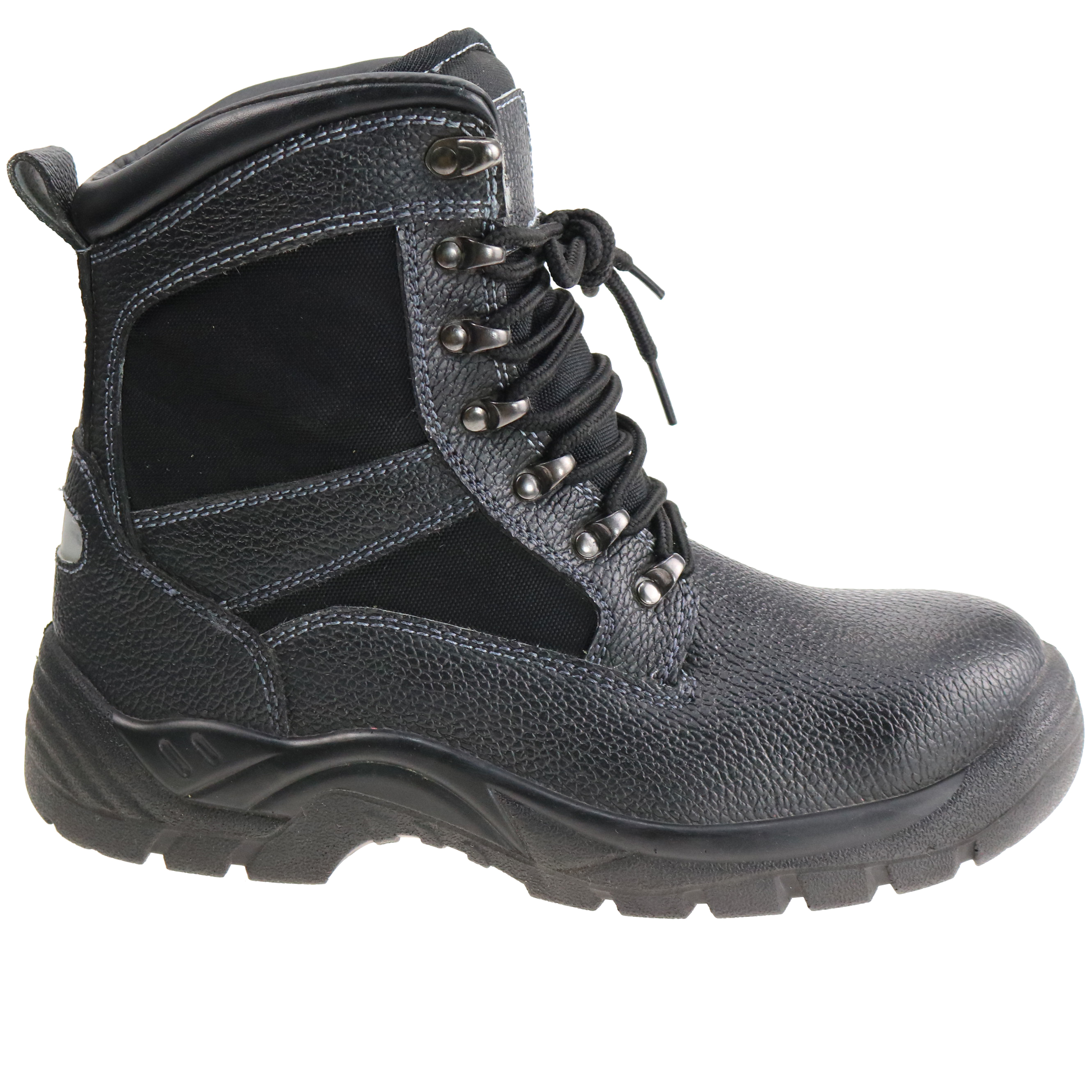 Genuine Leather Safety Shoes Work Boots  Come From China Factory & Safety Boots With Lace Up