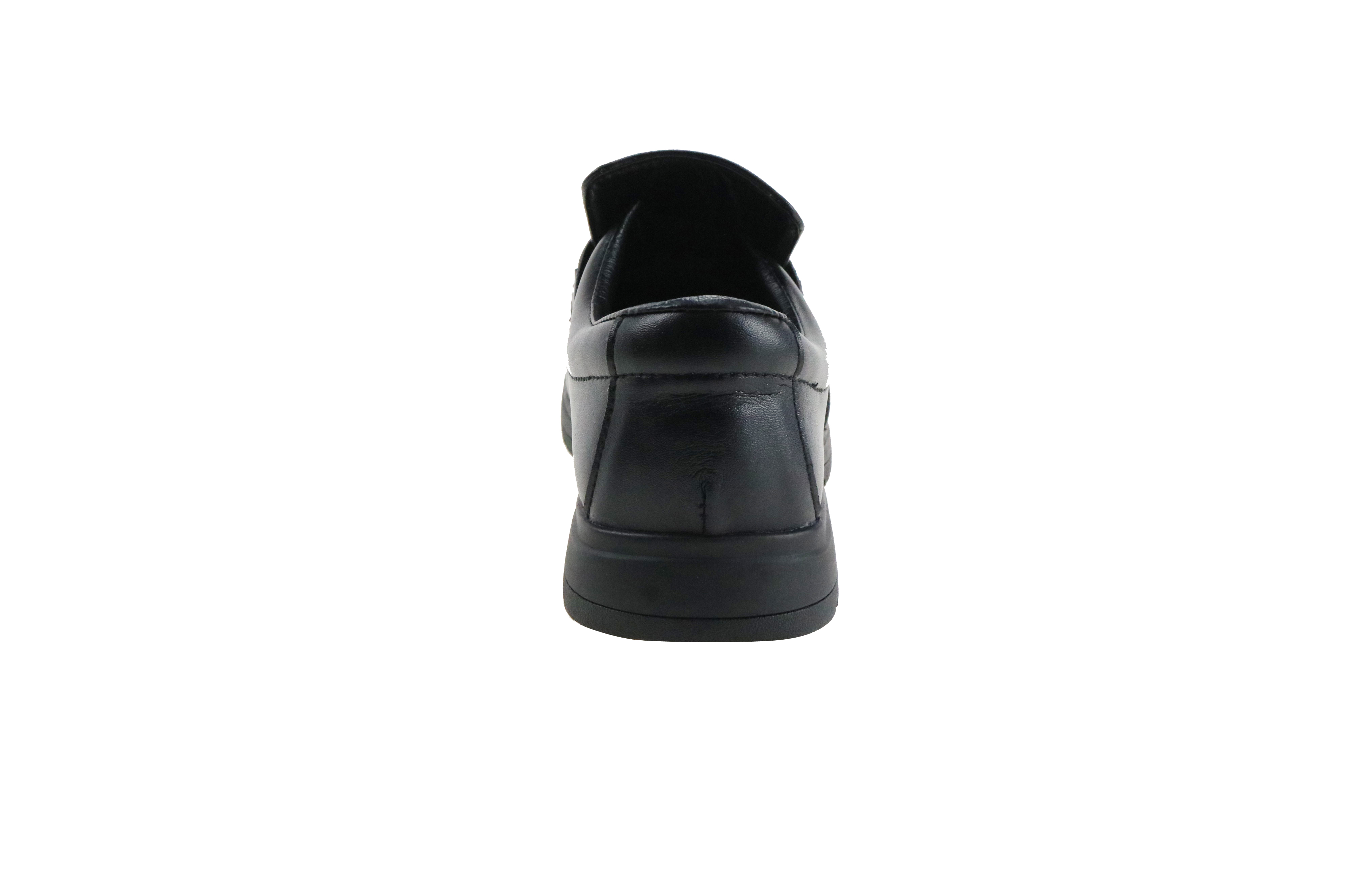 New Style Black Genuine Leather  Administrative Office Working Safety Shoes