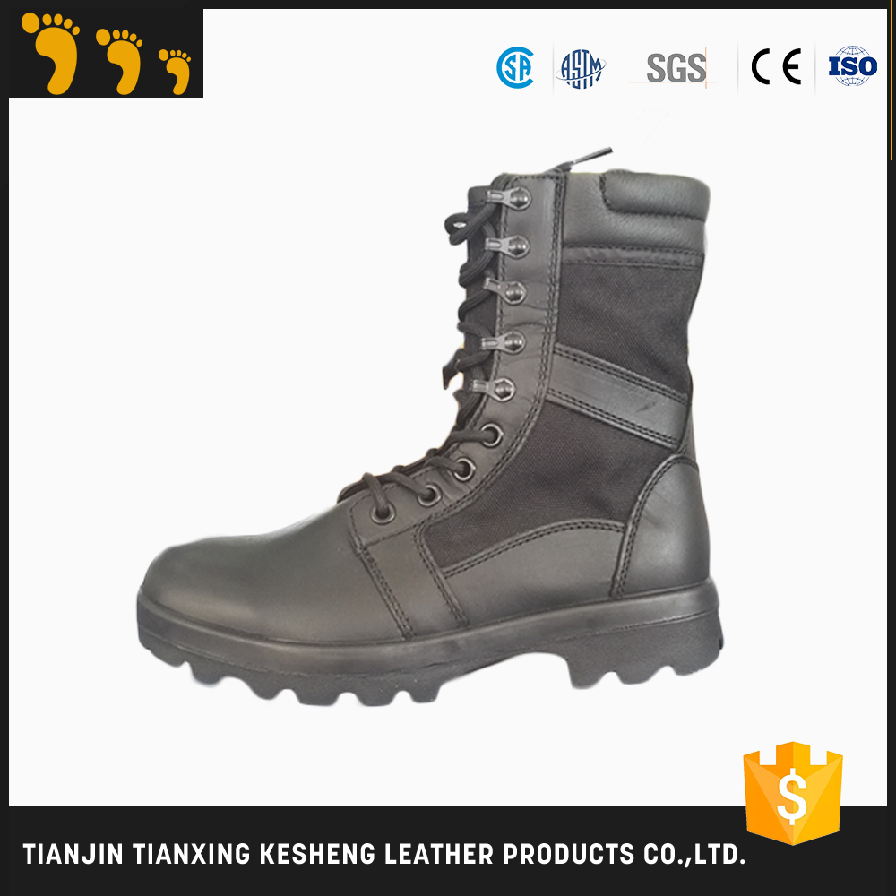 china factory cheap quality tactical full grain leather military boots