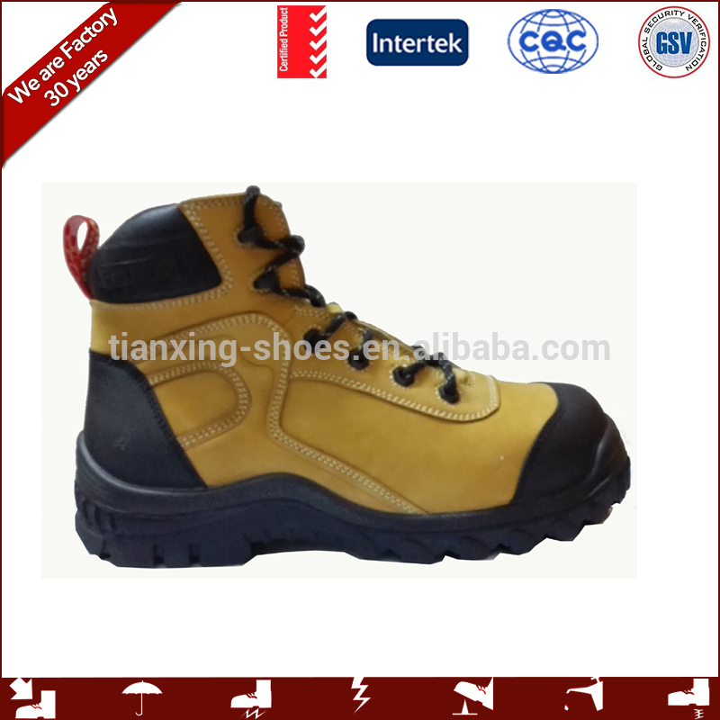 QAS Standard injection safety shoes with steel toe and zipper